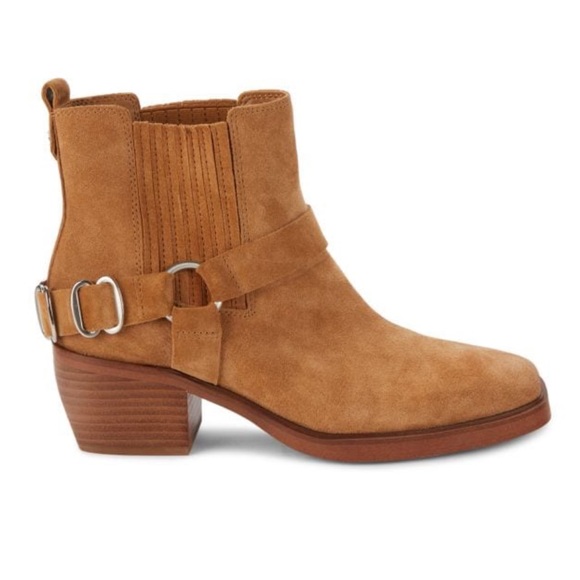 Sam Edelman Shoes - NWOT SAM EDELMAN Bellamie Suede Riding Heel Biker Boots Size 7
